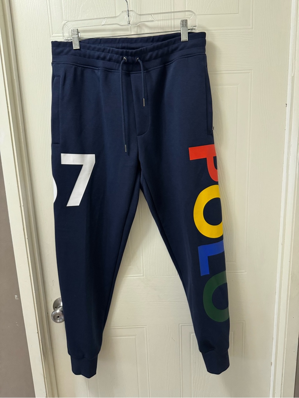 Polo by Ralph Lauren Navy Label Tee with Gold Print